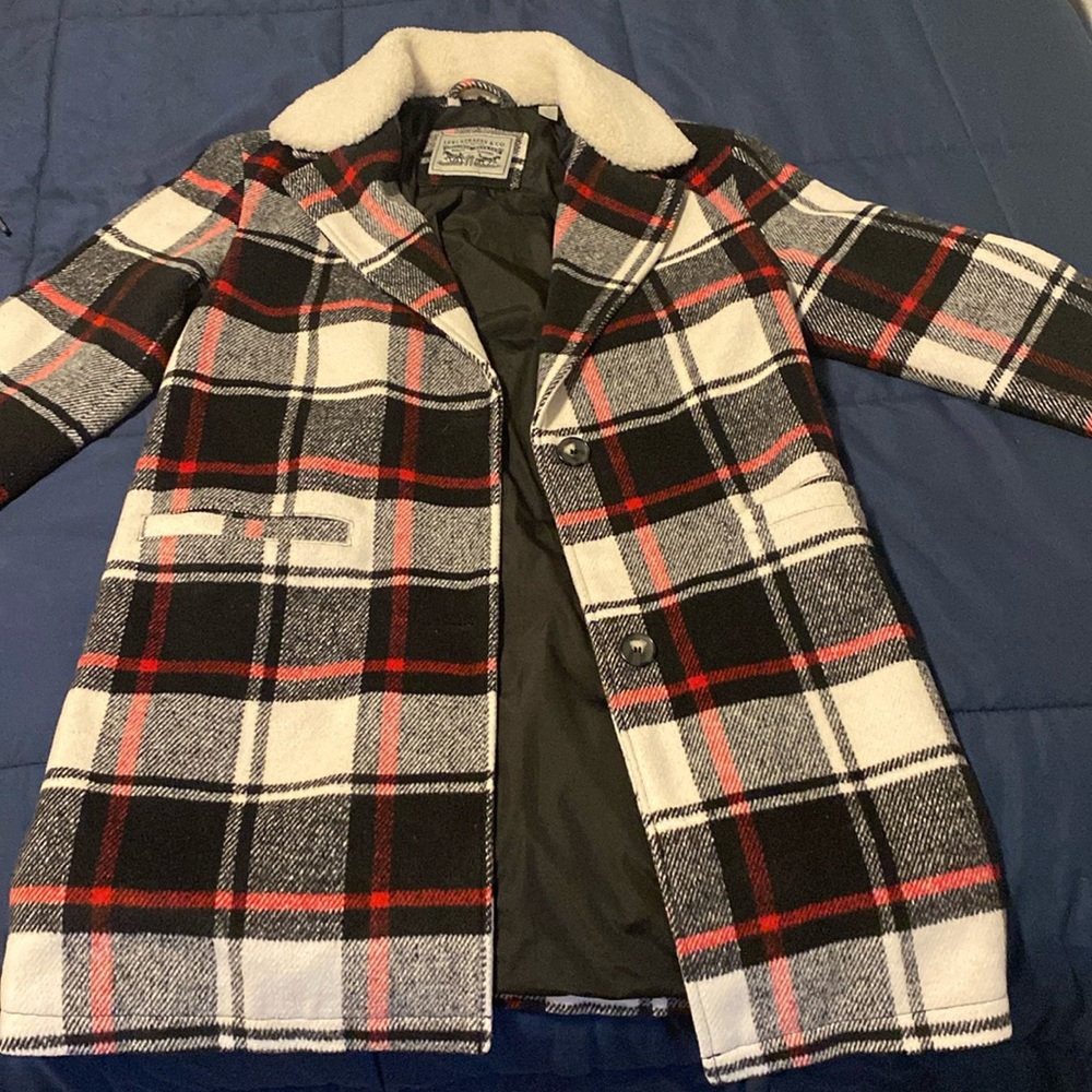 Levi’s plaid coat